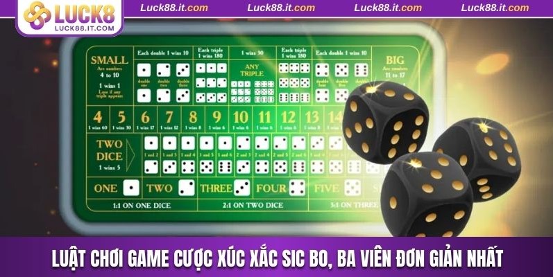 game cược Xúc Xắc Sic Bo, Ba Viên
