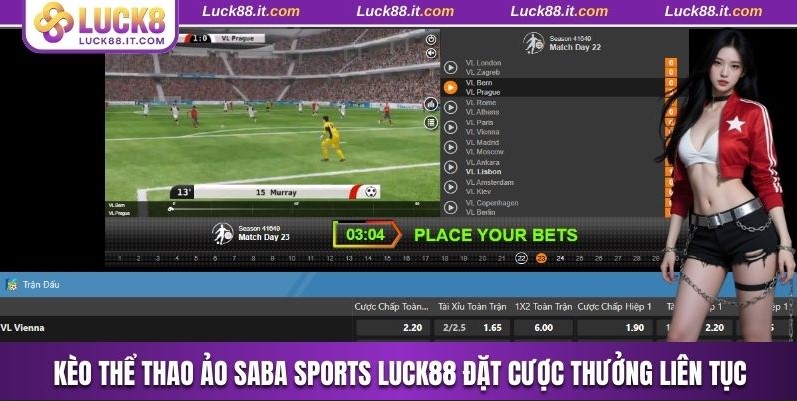 Kèo thể thao ảo đặt cược thưởng liên tục