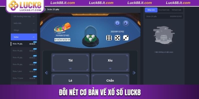 Một vài nét cơ bản về xổ số Luck8