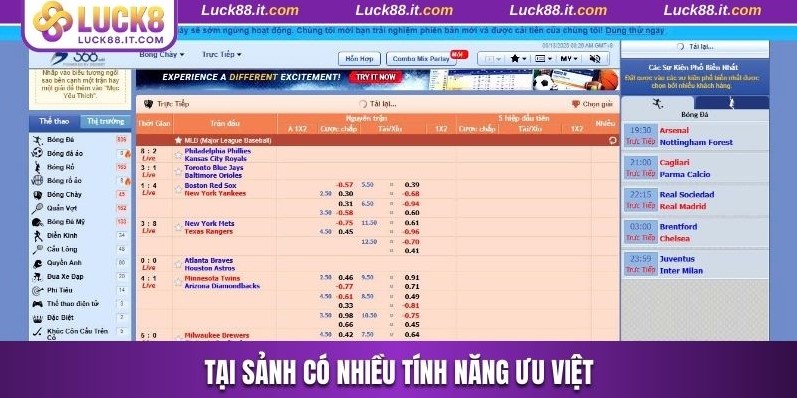 Tại sảnh có nhiều tính năng ưu việt
