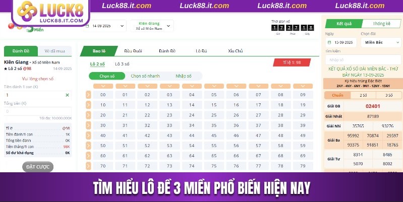 Tìm hiểu lô đề 3 miền phổ biến hiện nay