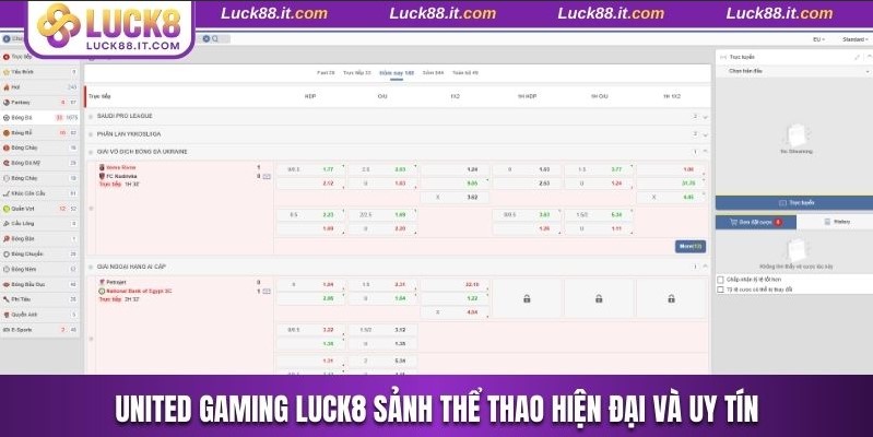 United Gaming Luck8
